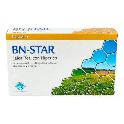 Jalea real+hiperico bn-star 20 ampollas, Espadiet