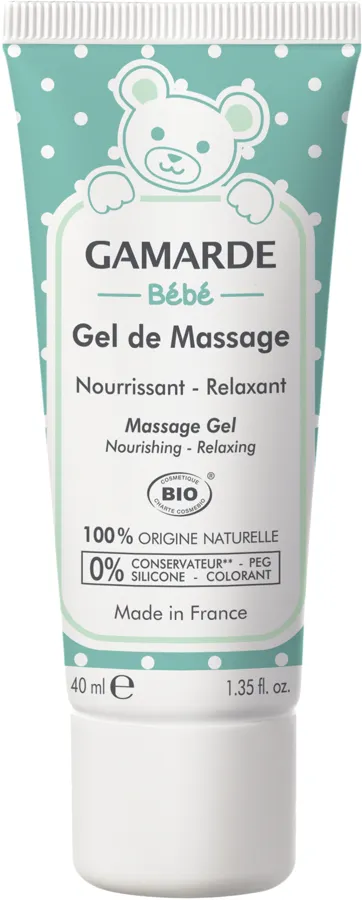 Gel masaje bebé tubo 40 g, Gamarde