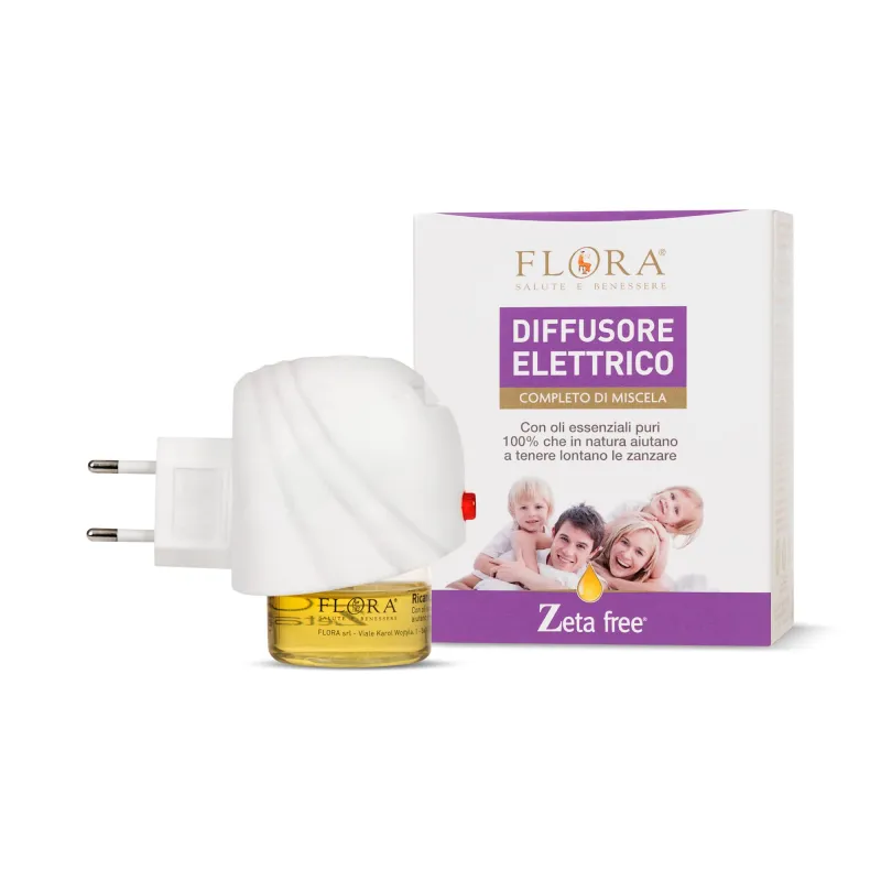 Difusor electrico antimosquitos con recarga 25 ml, Flora