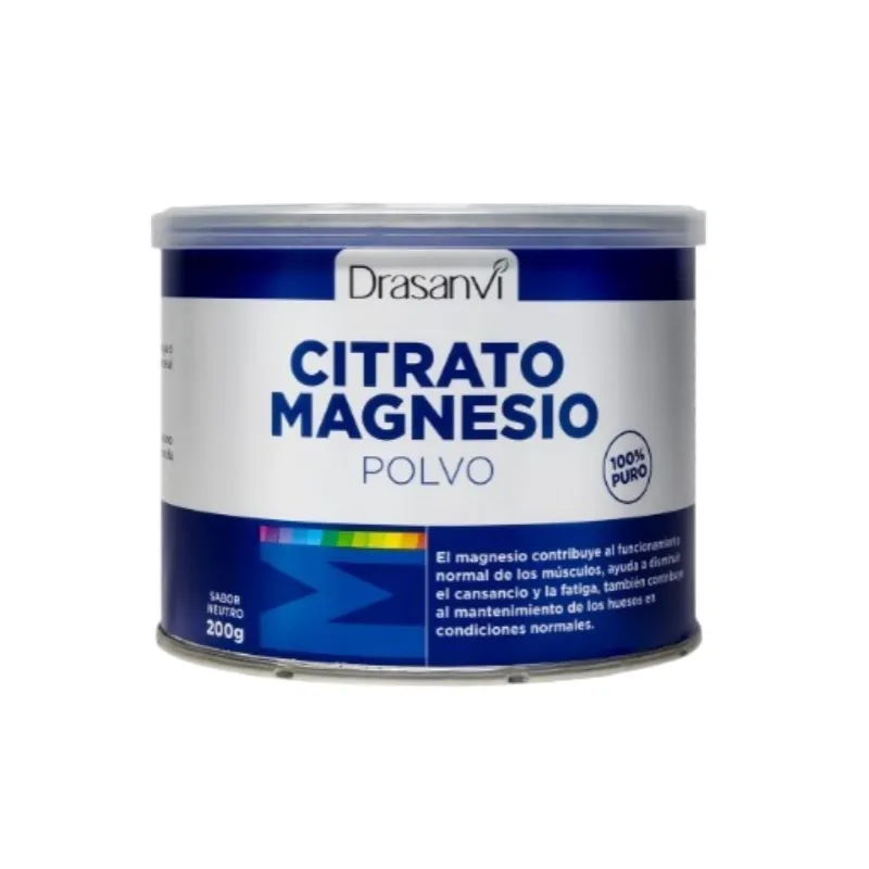 Citrato magnesio polvo 200 g, Drasanvi