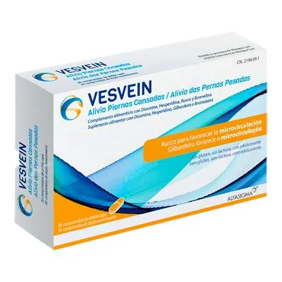 Alivio piernas cansadas doble capa 30 Tabletten, Vesvein