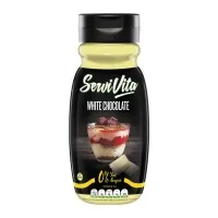 Salsa dulce zero choco blanco 320 ml, Servivita