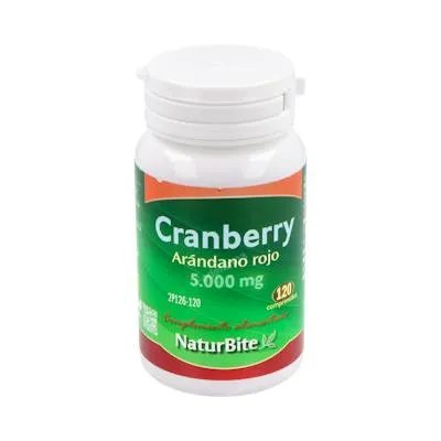Cranberry arándano rojo 5000 mg 120 comprimidos, Naturbite