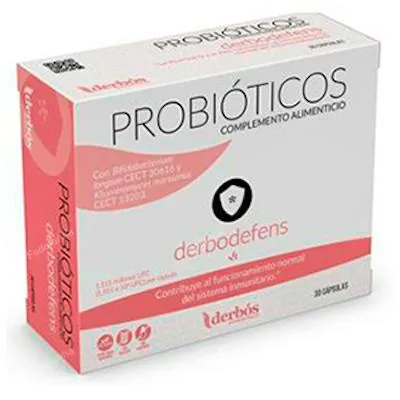 Probioticos derbodefens 30 cápsulas, Derbos