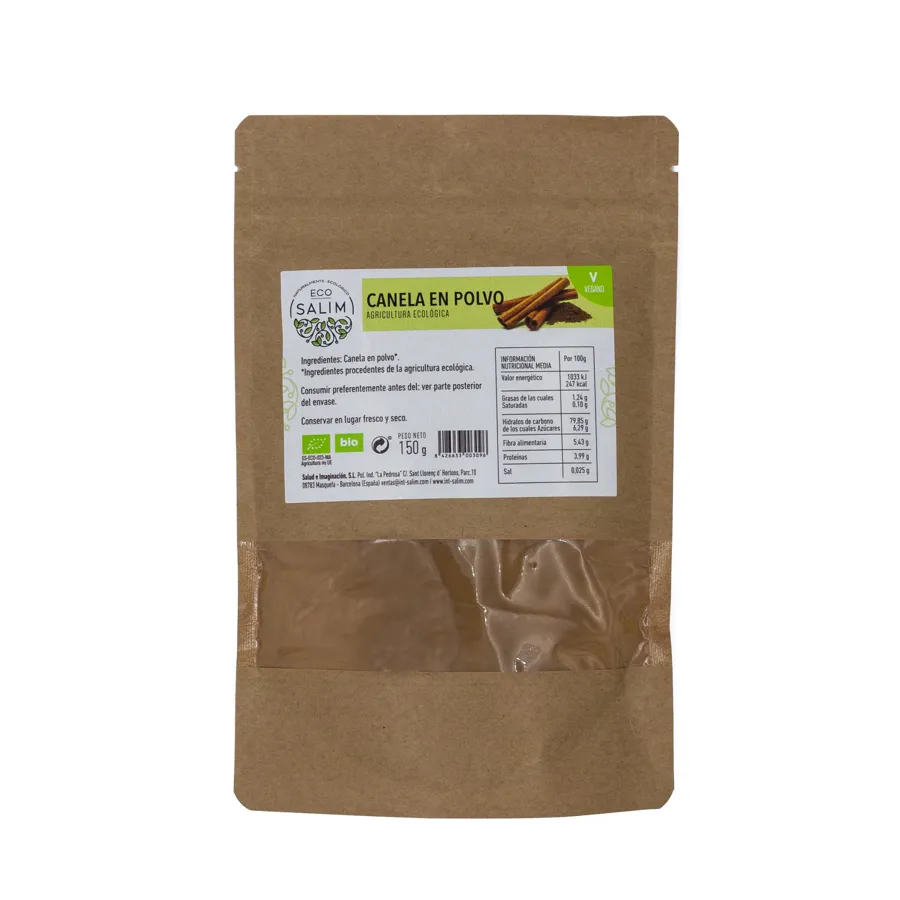 Canela en polvo BIO 150 g, Ecosalim
