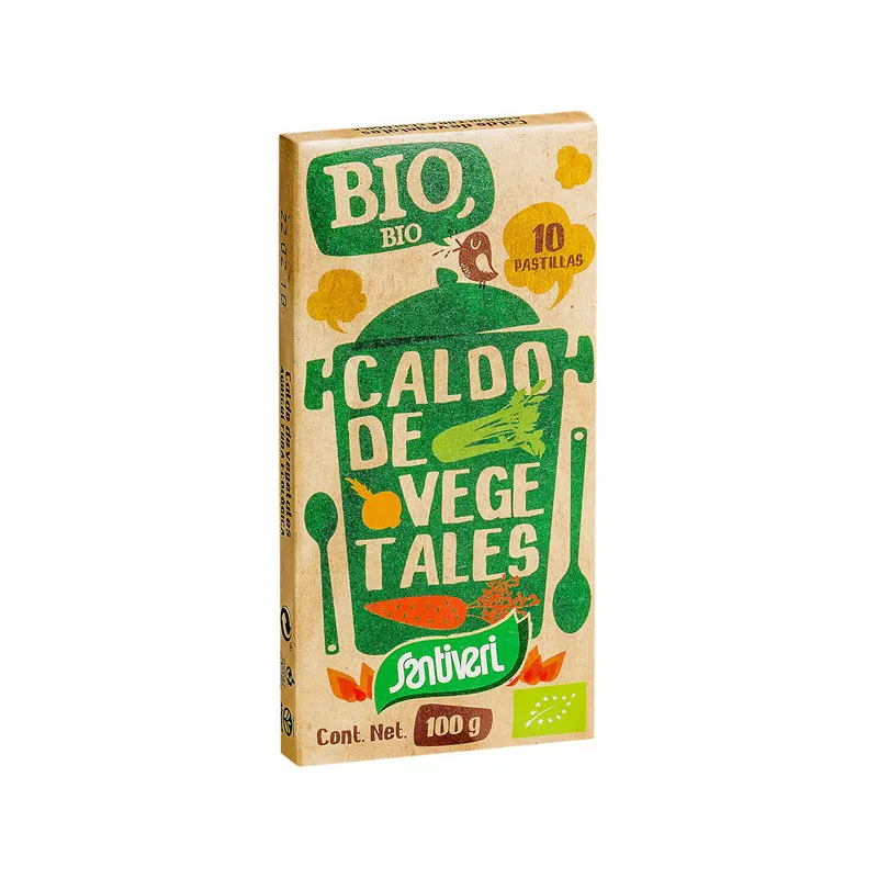Caldo vegetal biologico con sal10 pasti, Santiveri