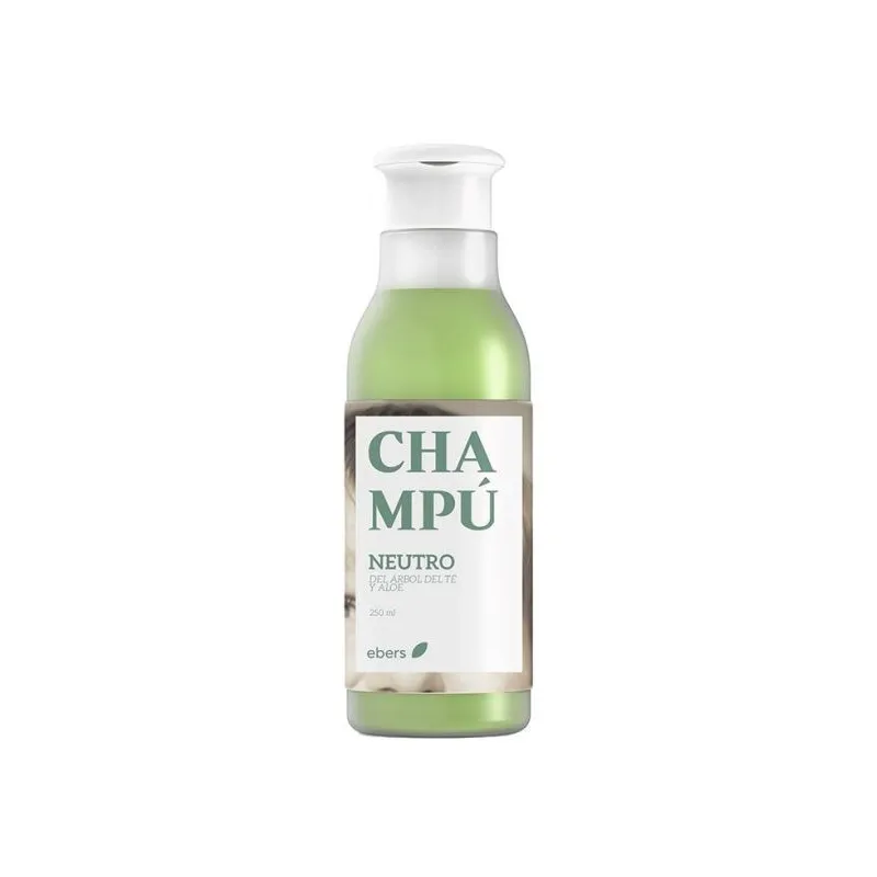 Champú neutro árbol de té y aloe 250 ml, Ebers