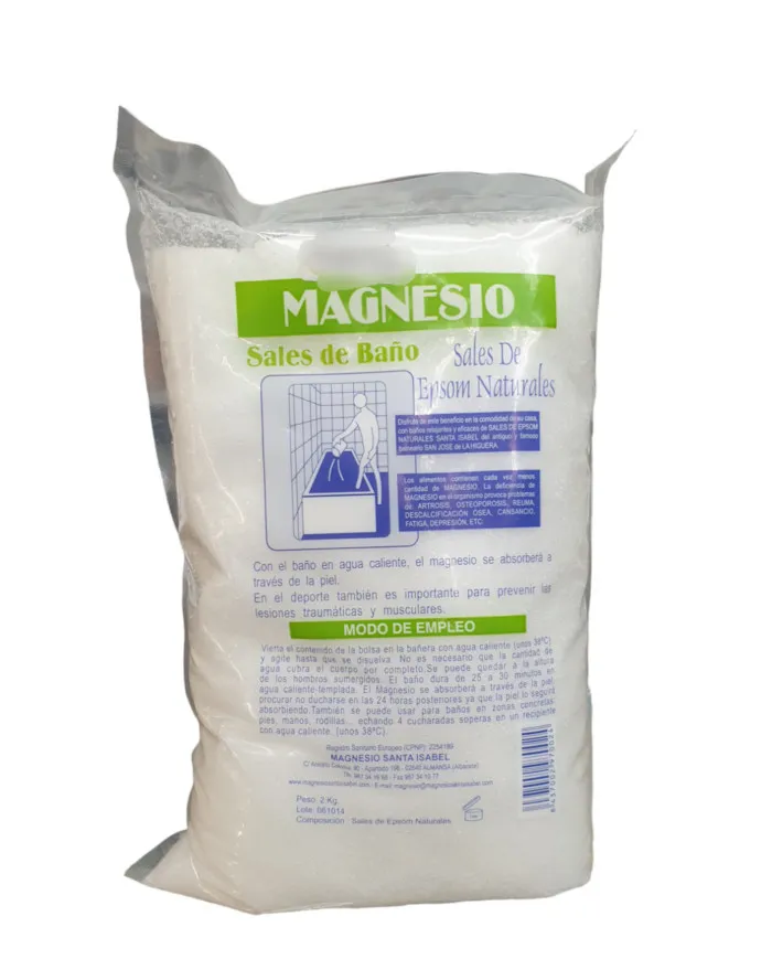 Sales magnesio baño 2 kg, Santa Isabel