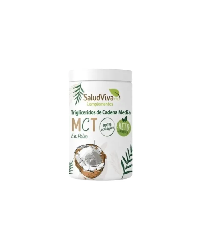 Mct Pulver mittelkettige Triglyceride salu 150 g, Salud Viva