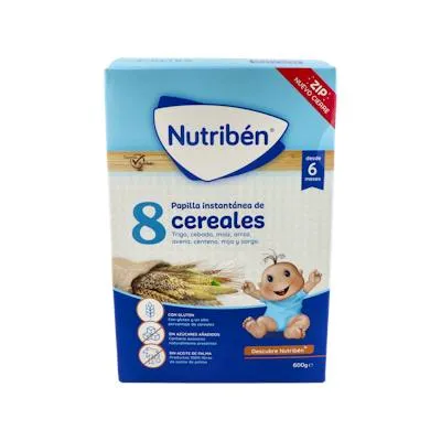 8 cereals 600 g, Nutriben