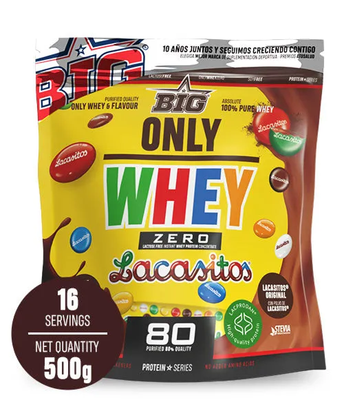 Only whey concentrado proteína lacasitos 500 g, Big