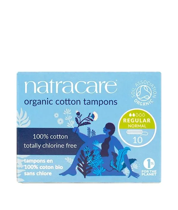 Tampón digital Regular Sin aplicador 10 uds., Natracare