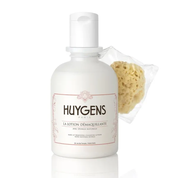 Loción desmaquillante facial con esponja marina 250 ml, Huygens