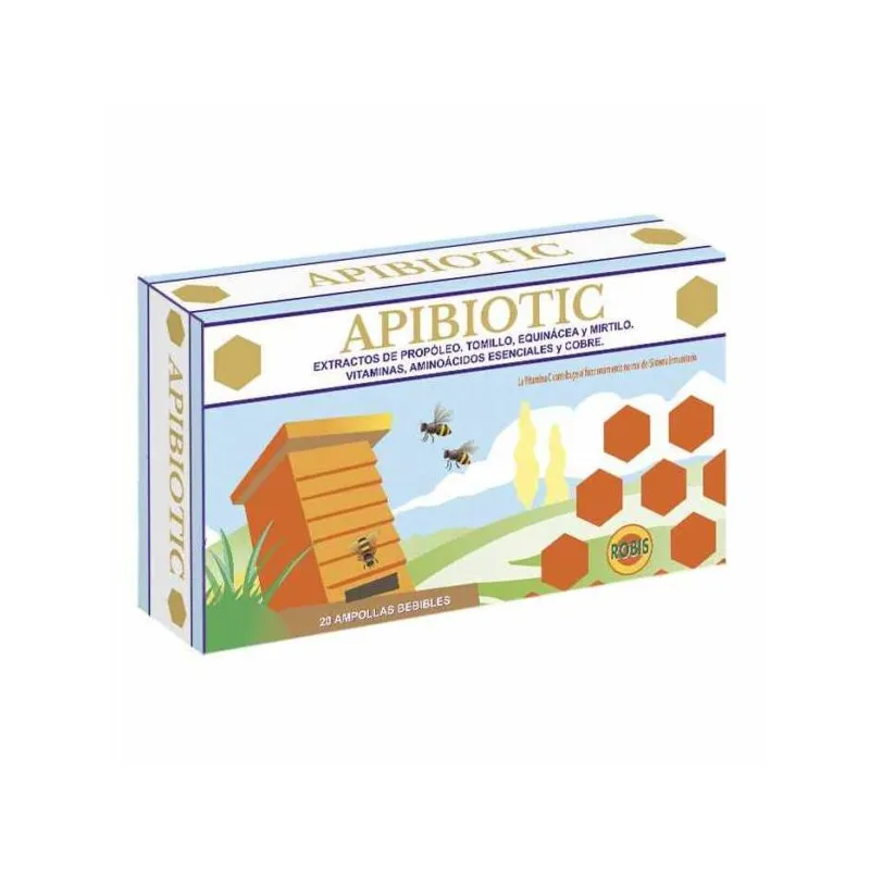 Apibiotic 20 ampollas, Robis