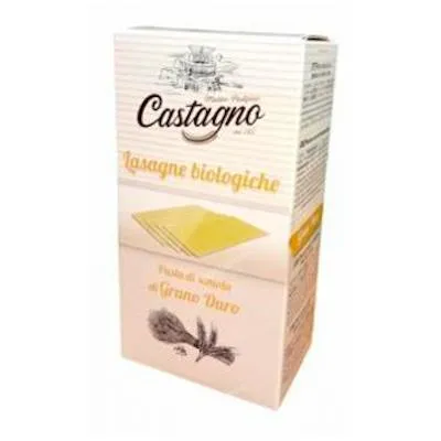 Lasaña de trigo duro BIO 500 g, Castagno