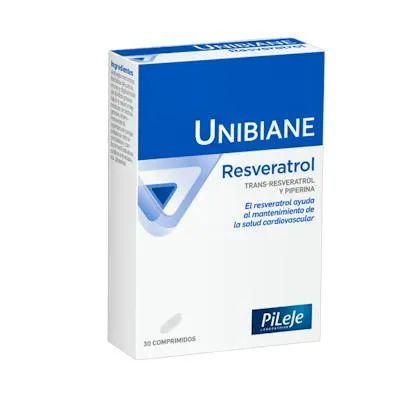 Unibiane resveratrol 30 cápsulas, Pileje
