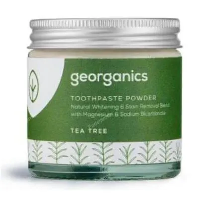 Dentífrico mineral árbol del té polvo 60 ml, Georganics