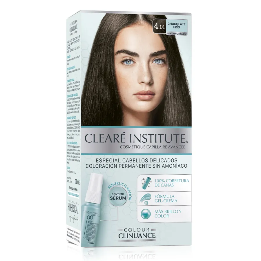 Colour clinuance 4.01 chocolate frio cab. delicado, Cleare Institute