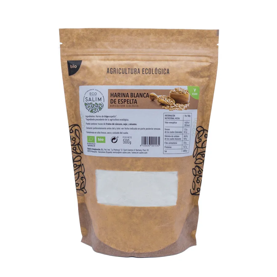 Helles Dinkelmehl BIO 500 g, Ecosalim