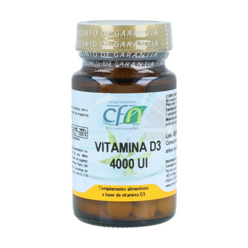 Vitamina d3 4000ui 60 comprimidos, Cfn