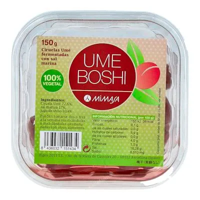 Umeboshi natural 150 g, Mimasa