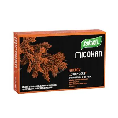 Micosan energy 40 cápsulas, Santiveri