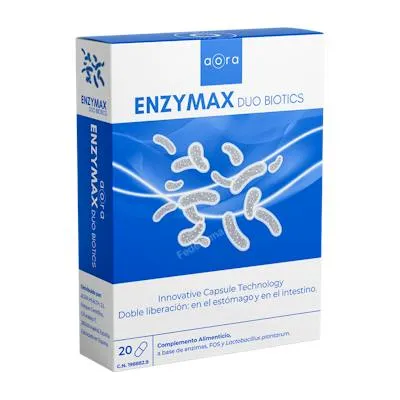 Enzymax duo biotics 20 comprimidos, Aora