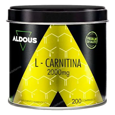 L carnitina 2000 mg 200 comprimidos, Aldous Bio