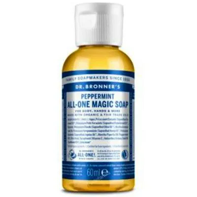 Jabón líquido menta 60 ml, Dr. Bronner´s