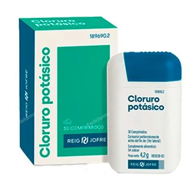 Cloruro potasico S/ azúcar 30 comprimidos, Reig Jofre