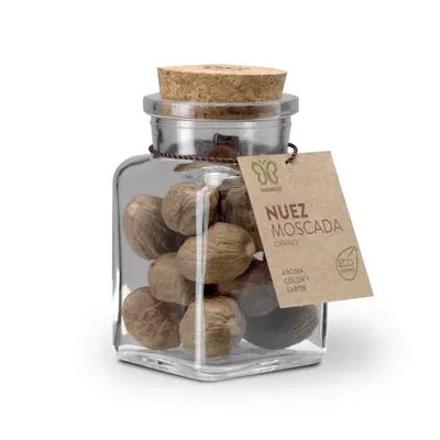 Nuez moscada grano especia BIO 70 g, Naturcid