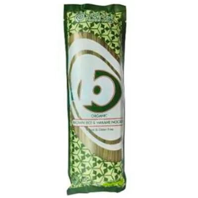 Noodles arroz integral-alga wakame sin gluten BIO 250 g, King Soba