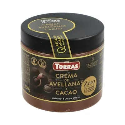 Crema cacao-avellana stevia 200 g, Torras