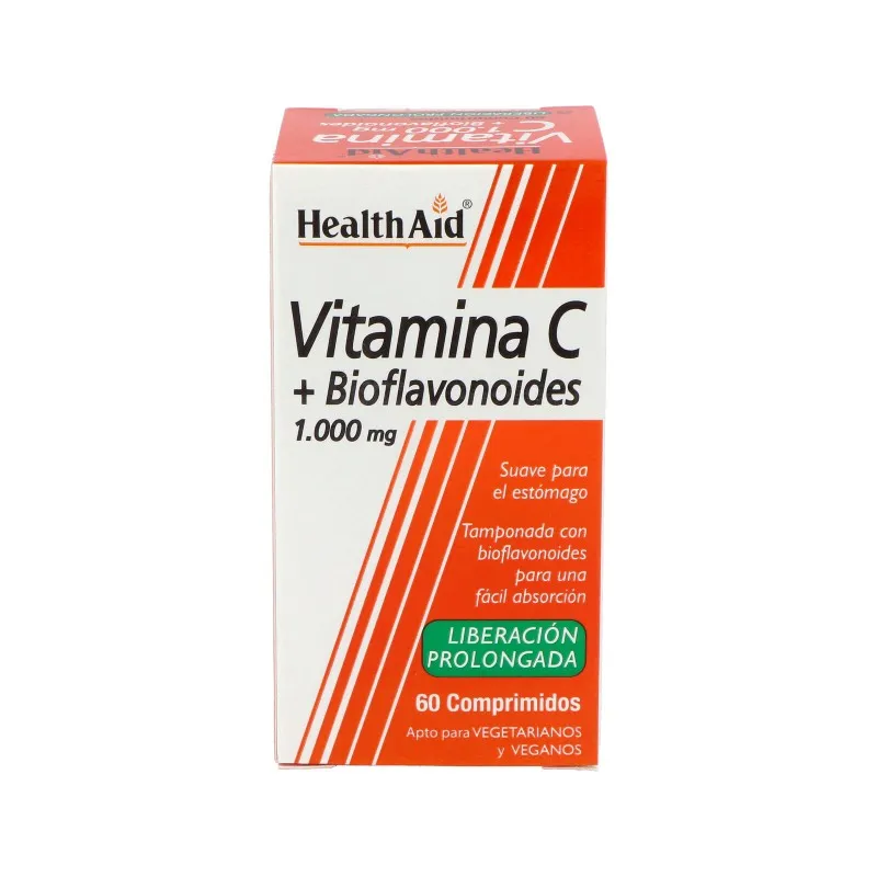 Vitamina c+ bioflavonoides 1000 mg health ai 60 comprimidos, Health Aid