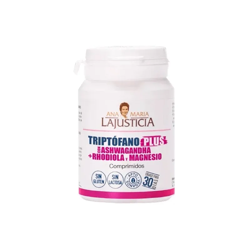 Triptofano plus ashwagandha rhodiola magnésio amj, Ana Maria Lajusticia