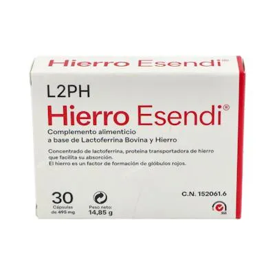Hierro esendi 30 cápsulas, Ele2pharma
