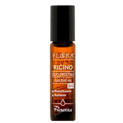 Aceite ricino pestañas-uñas roll on BIO 10 ml, Flora