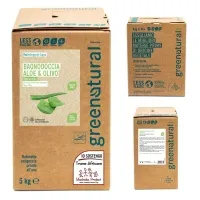 Gel de ducha delicado aloe y oliva BIO 5 kg, Greenatural