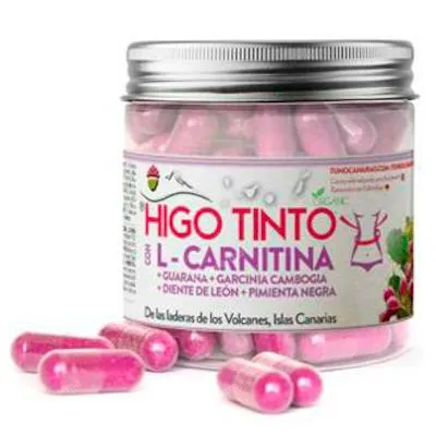Higo tinto l-carnitina+guarana 90 cápsulas, Tuno Canarias