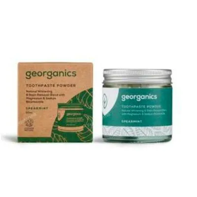 Dentífrico mineral hierbabuena polvo 60 ml, Georganics