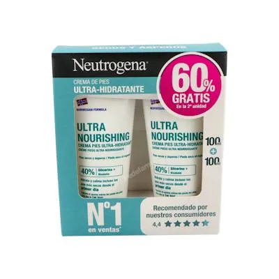 Pies crema ultra hidra duplo tubo t/azul 100 ml, Neutrogena