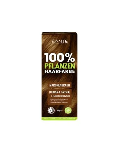 Corante vegetal 08 castanho, Sante Naturkosmetik