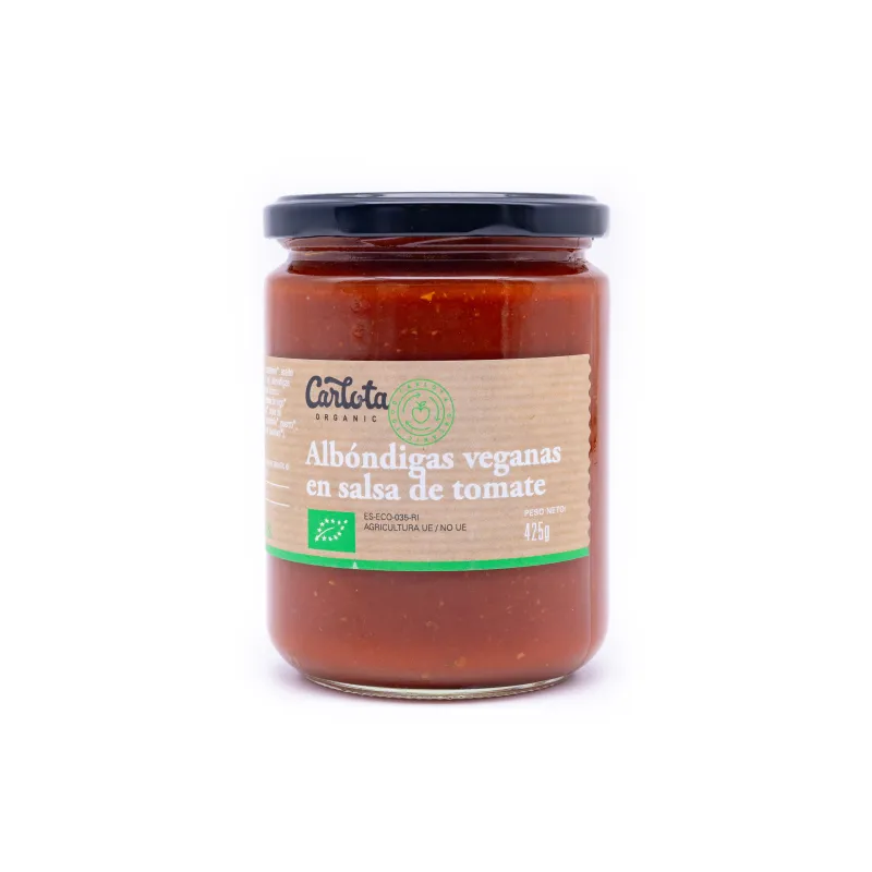 Organic Meatballs in Tomato Sauce 425 g, Carlota Organic