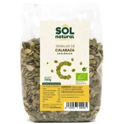 Semillas de calabaza BIO 500 g, Solnatural