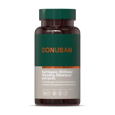 Astrágalo-Shiitake-Ginseng Siberiano extracto – 90 Piezas, Bonusan