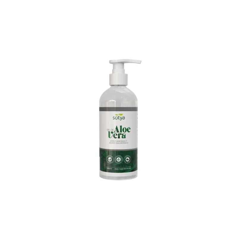 Gel aloë vera kamille hyaluronzuur 500 ml, Sotya