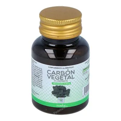 Carbón vegetal 100 comprimidos, Noefar