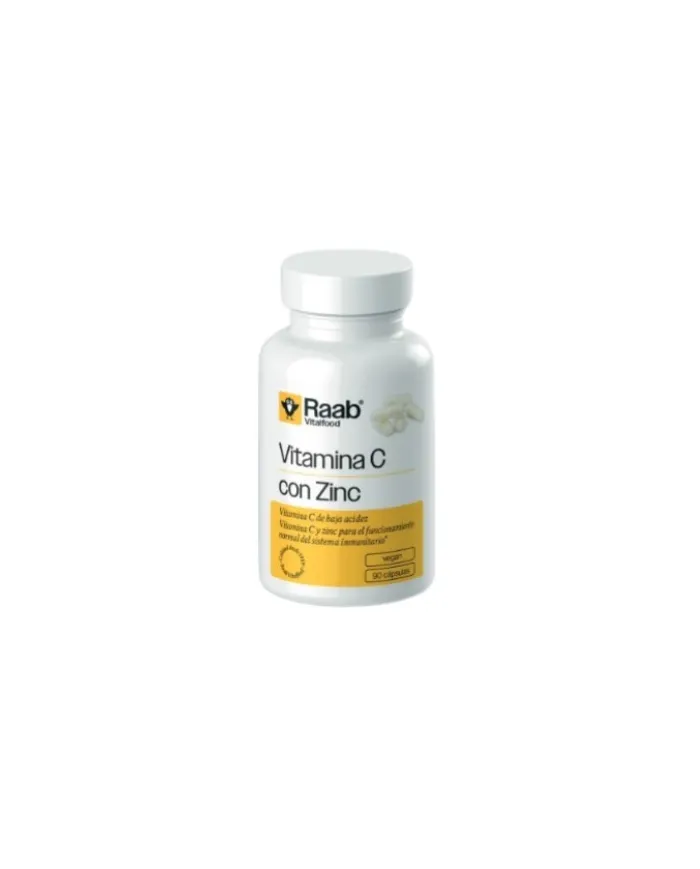 Vitamina c zinc 90 cápsulas, Raab