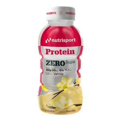Batido protein zero vainilla 12 botellas 330 ml, Nutrisport