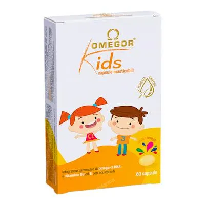 Omegor kids masticable 60 cápsulas, Uga Nutraceuticals